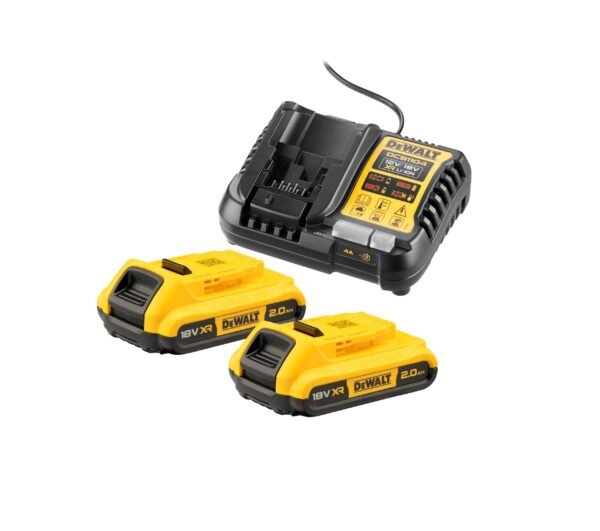 18V XR Сет полнач 4А и 2x2Ah батерии