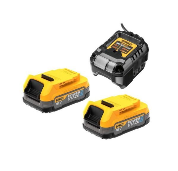 18V XR Сет полнач и 2x1.7Ah POWERSTACK батерии