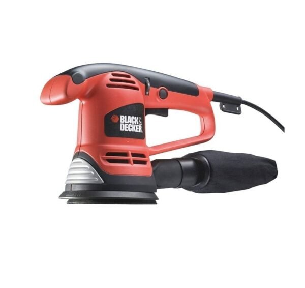 Ротациска ексцентар брусилка 480W 125mm куфер Black+Decker