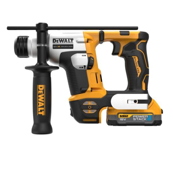 18V Комбиниран чекан SDS-Plus 1.4J 2x1.7Ah POWERSTACK DEWALT - Image 4