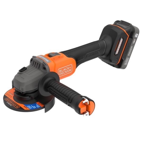 18V Аголна брусилка 115mm 2x2Ah Brushless, во торба