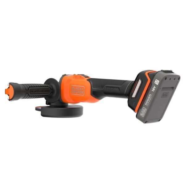 18V Аголна брусилка 115mm 2x2Ah Brushless, во торба