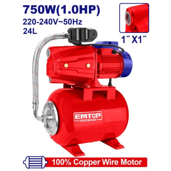 Хидрофор 750W EWPPJT07501 Emtop